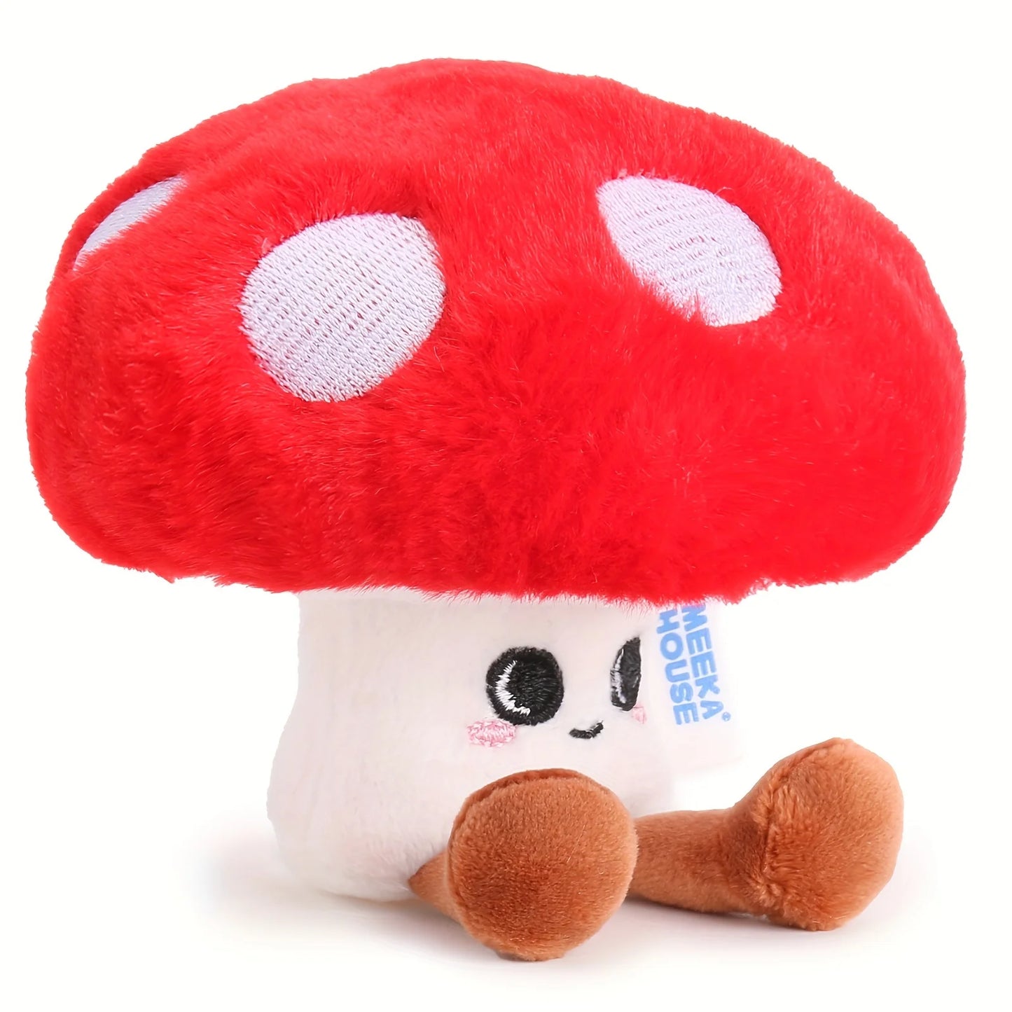Plush Red Mushroom Stuffed Toy - 9CM