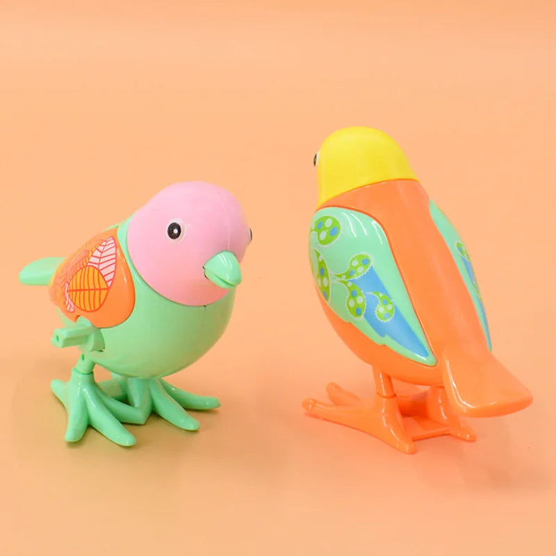 Windup Clockwork Magpie Bird Toy