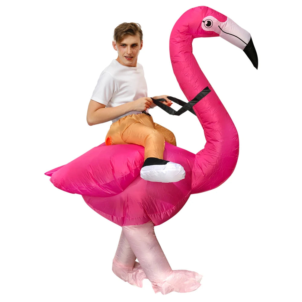 Adult Rooster Unicorn Flamingo Inflatable Costume 01.1154 Fit Height 150-195cm