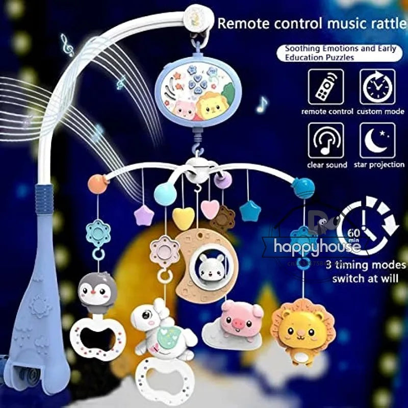 Musical Crib Mobile Toy For Babies