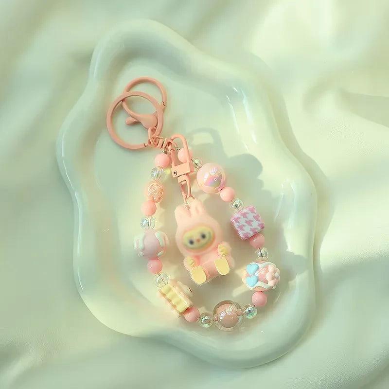 Labubu Keychain Doll Pendant Charms