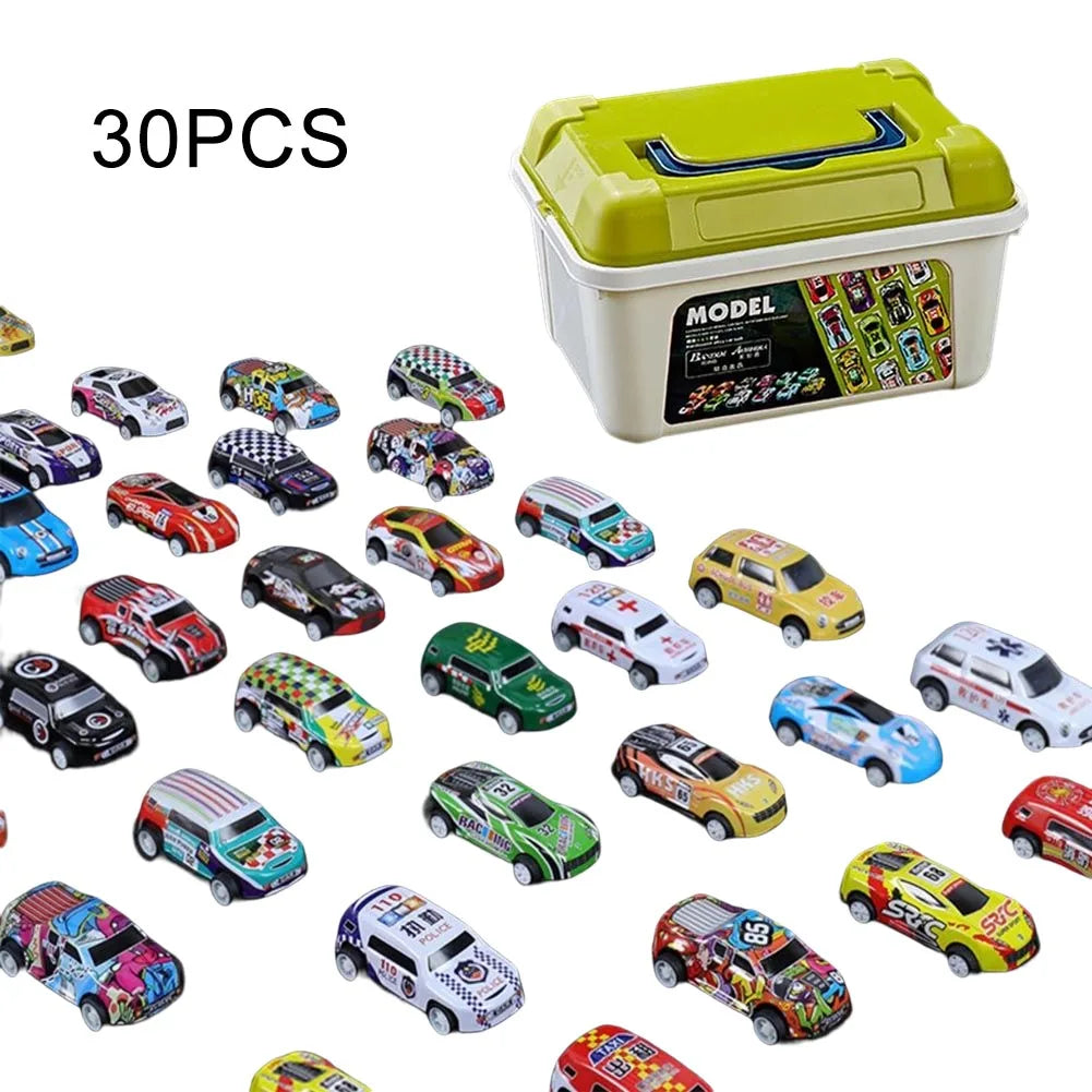 20-50Pcs/Set Mini Plastic Car Set