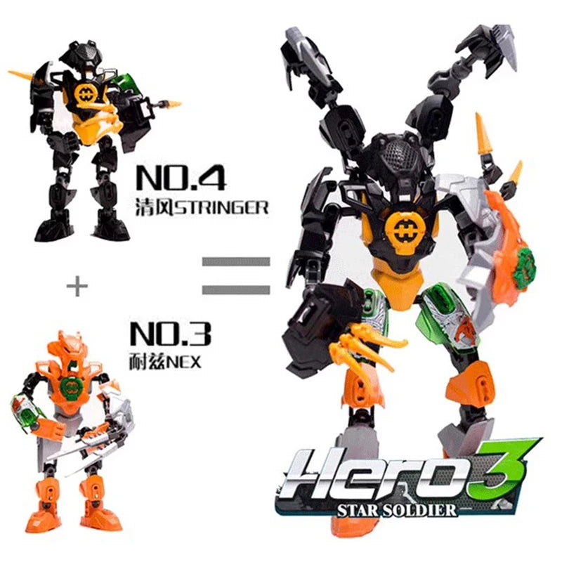 Building Blocks Hero Factory Star Figures DIY