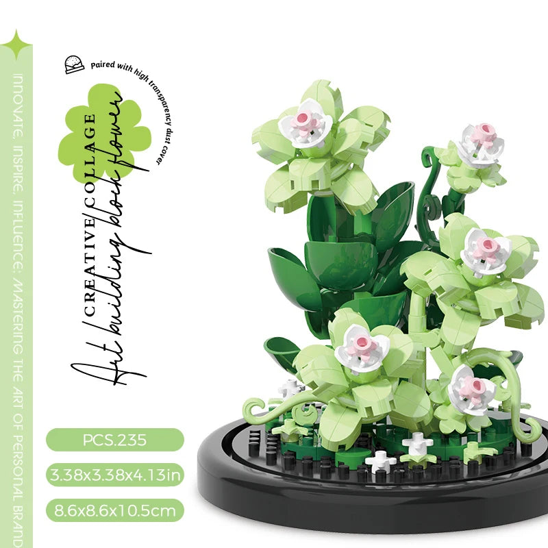 Building Block Flower Bouquet DIY
