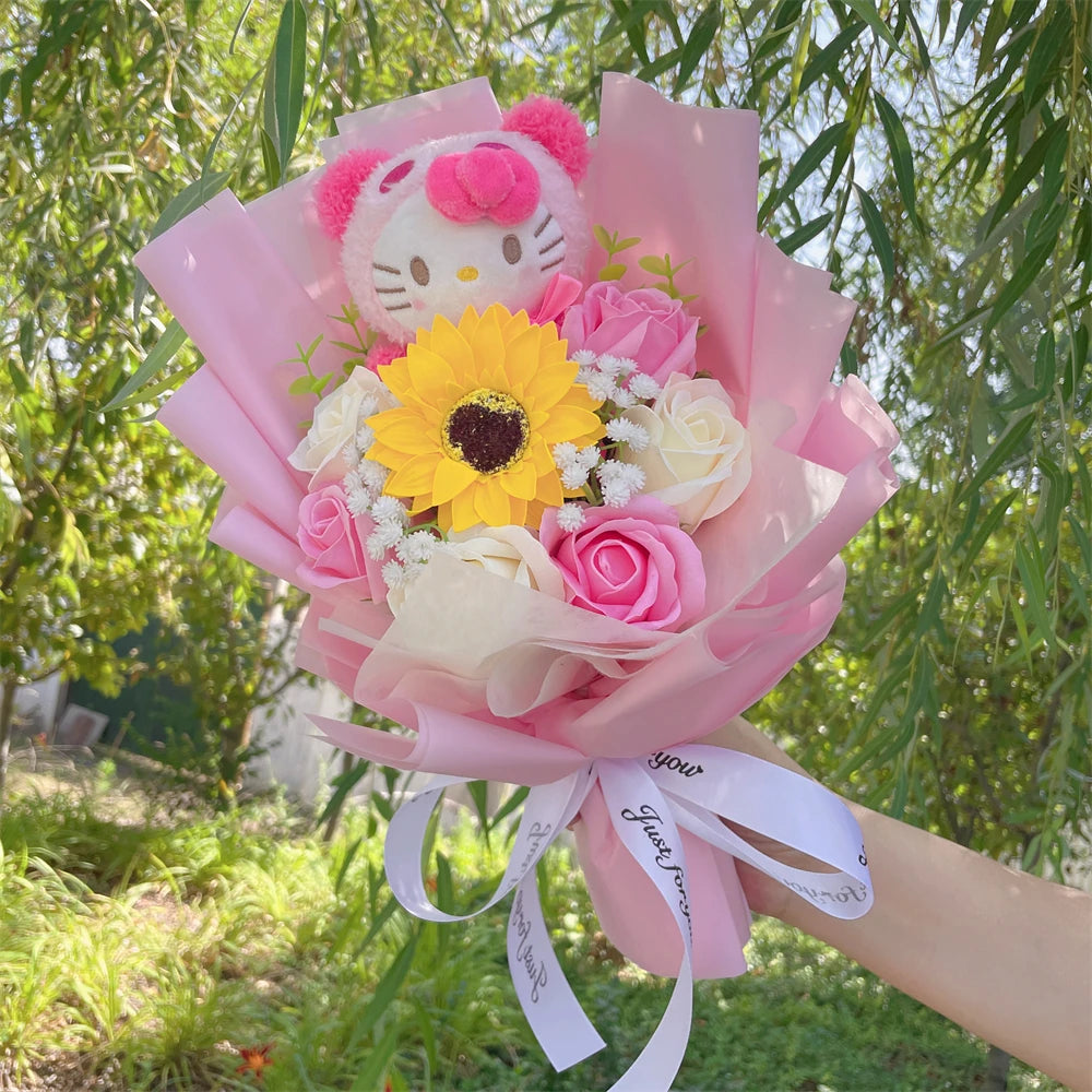 Plush Melody Stuffed Toy Flower Gift Bouquet