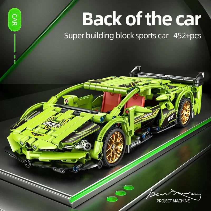 Supercar Building Blocks DIY Toy Car