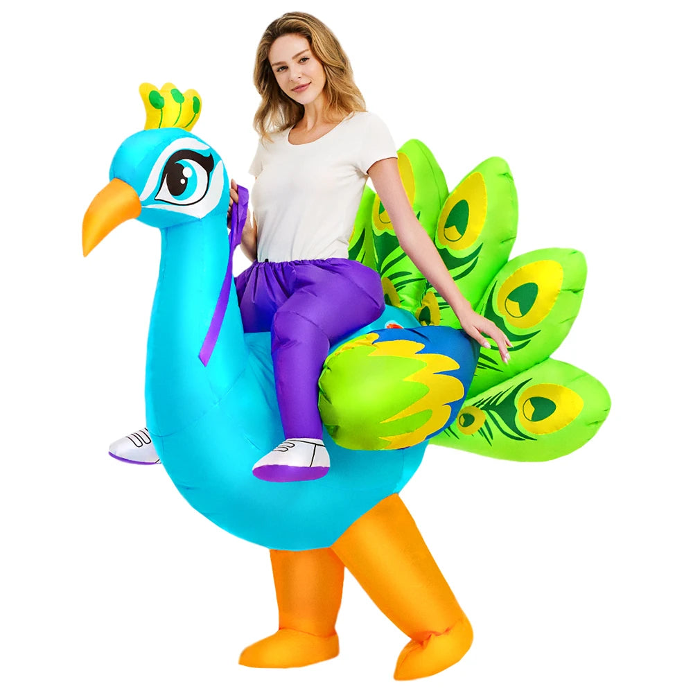 Adult Rooster Unicorn Flamingo Inflatable Costume 01.1461 Fit Height 150-195cm