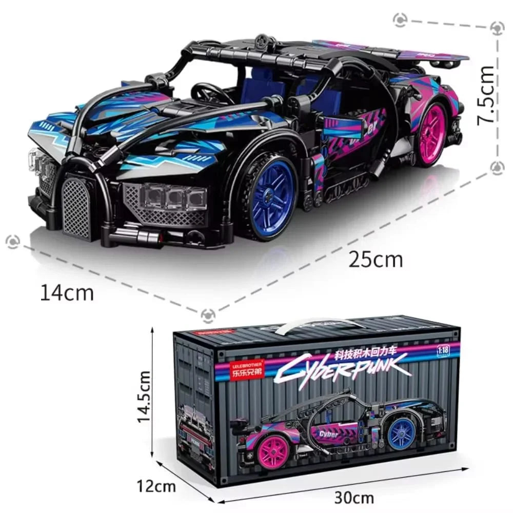 Supercar Building Blocks DIY Toy Car