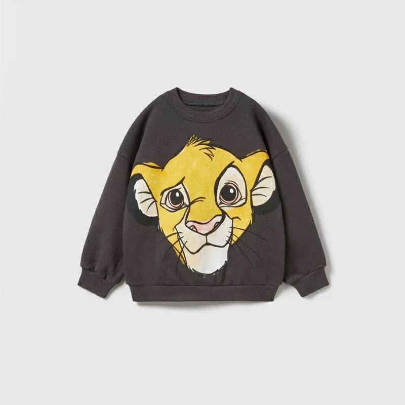 Baby Boys Lion Sweatshirt & Sweatpants Set (Age 6M-3YRS) Grey