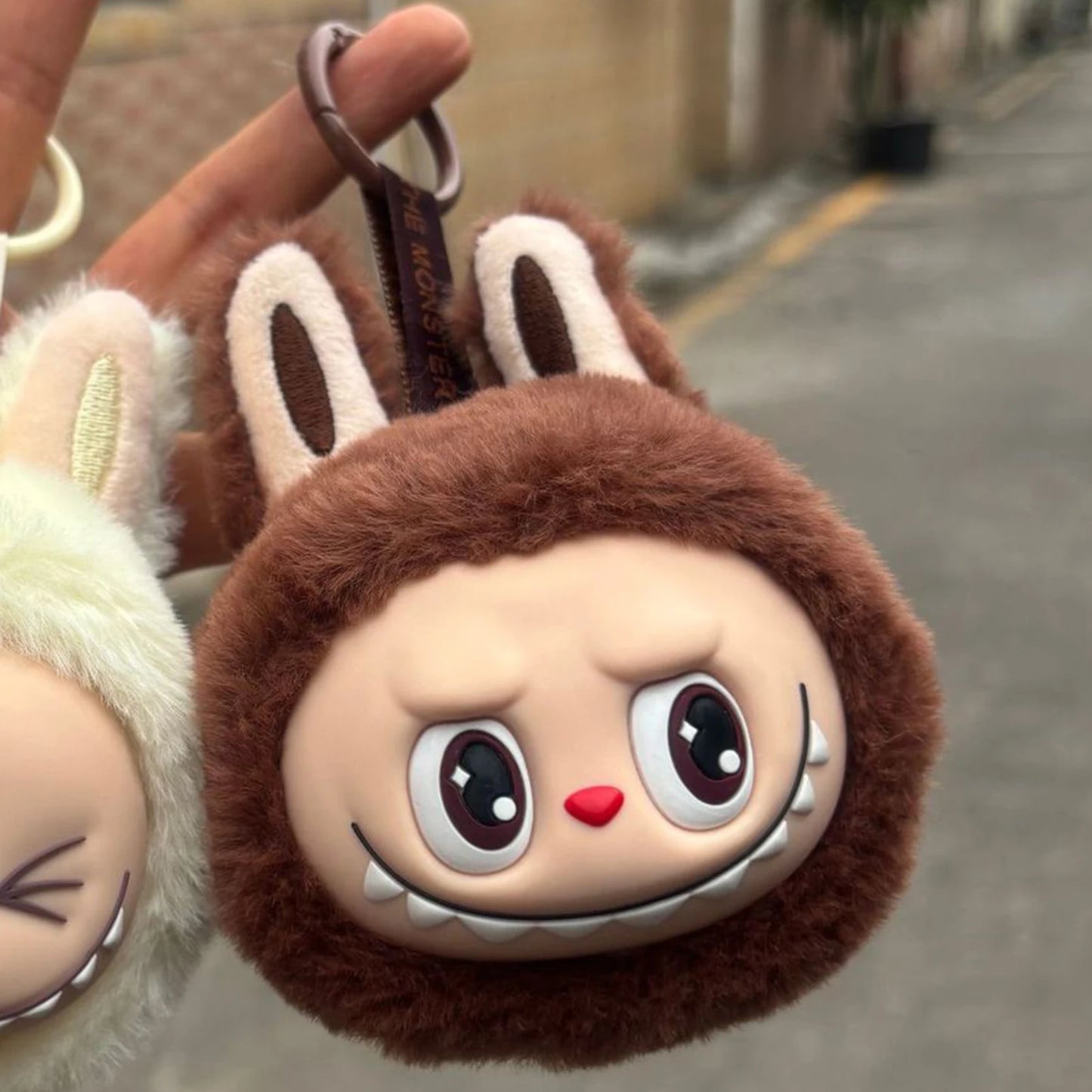 Labubu Keychain Bag Pendant - 11cm Chocolate