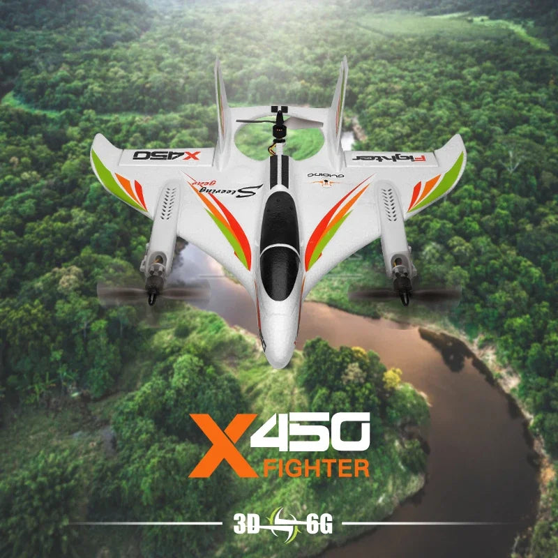WLtoys XK X450 RC Toy Airplane Remote Control