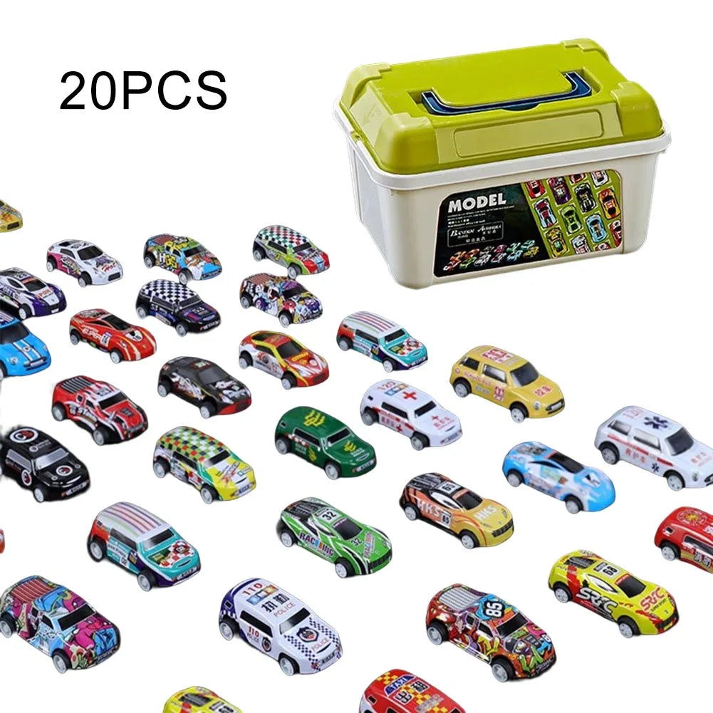 20-50Pcs/Set Mini Plastic Car Set