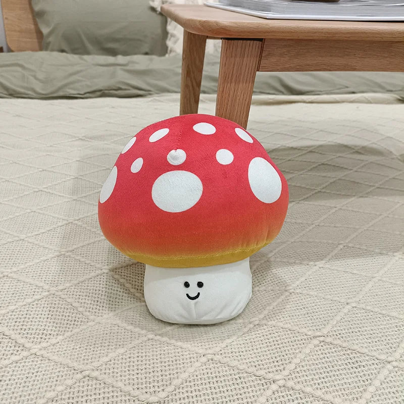 Plush Shiitake Mushrooms Stuffed Toy - 18x20cm