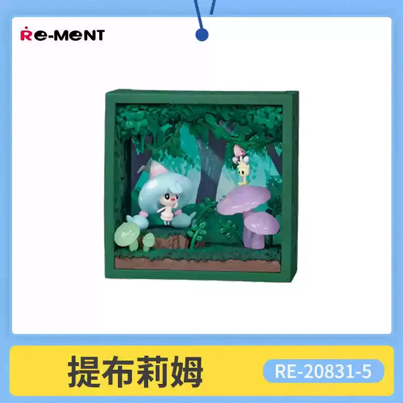 Re-Ment Pokémon Frame Deep Woods Mini Figure Blind Box – Forest Scene Collectibles | 6 Styles