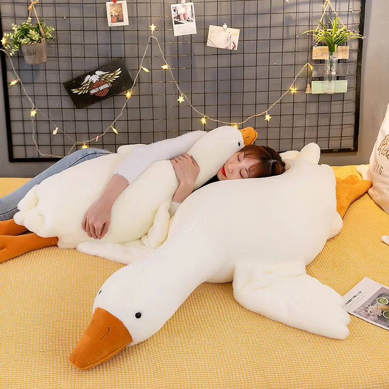Large Plush Goose Sleeping Pillow Stuffed Toy - 50/90/130CM