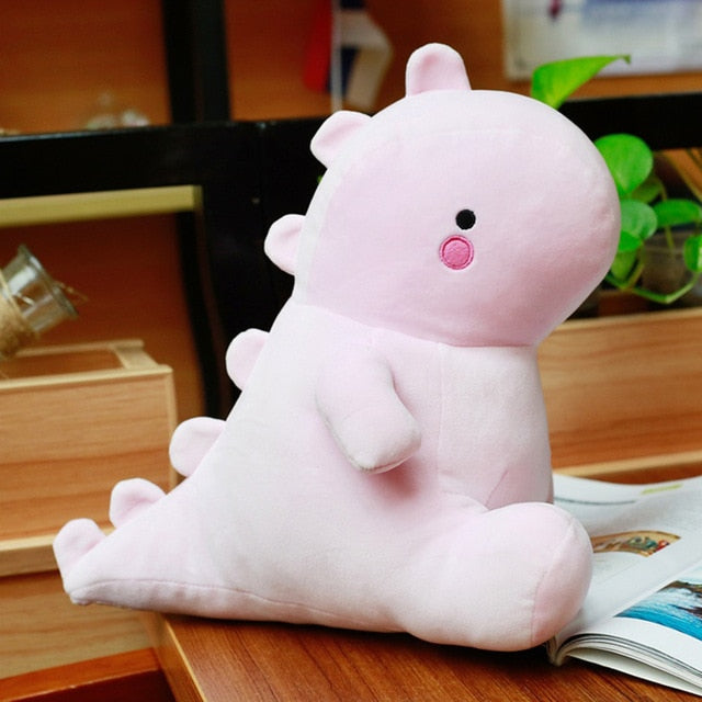 Large Stuffed Plush Dinosaur Pillow Toy - 30-50cm Pink