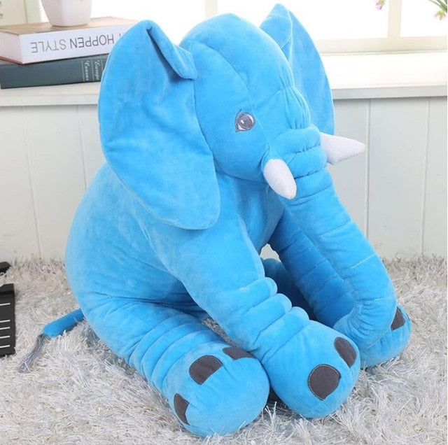 Baby Elephant Pillow Stuffed Toy - 40cm 60cm blue
