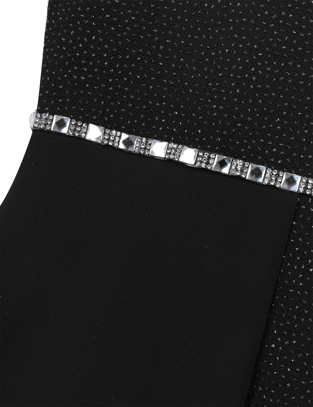 Girls Dipped Hem & Rhinestone Embellished Dress (Age 6-14yrs)