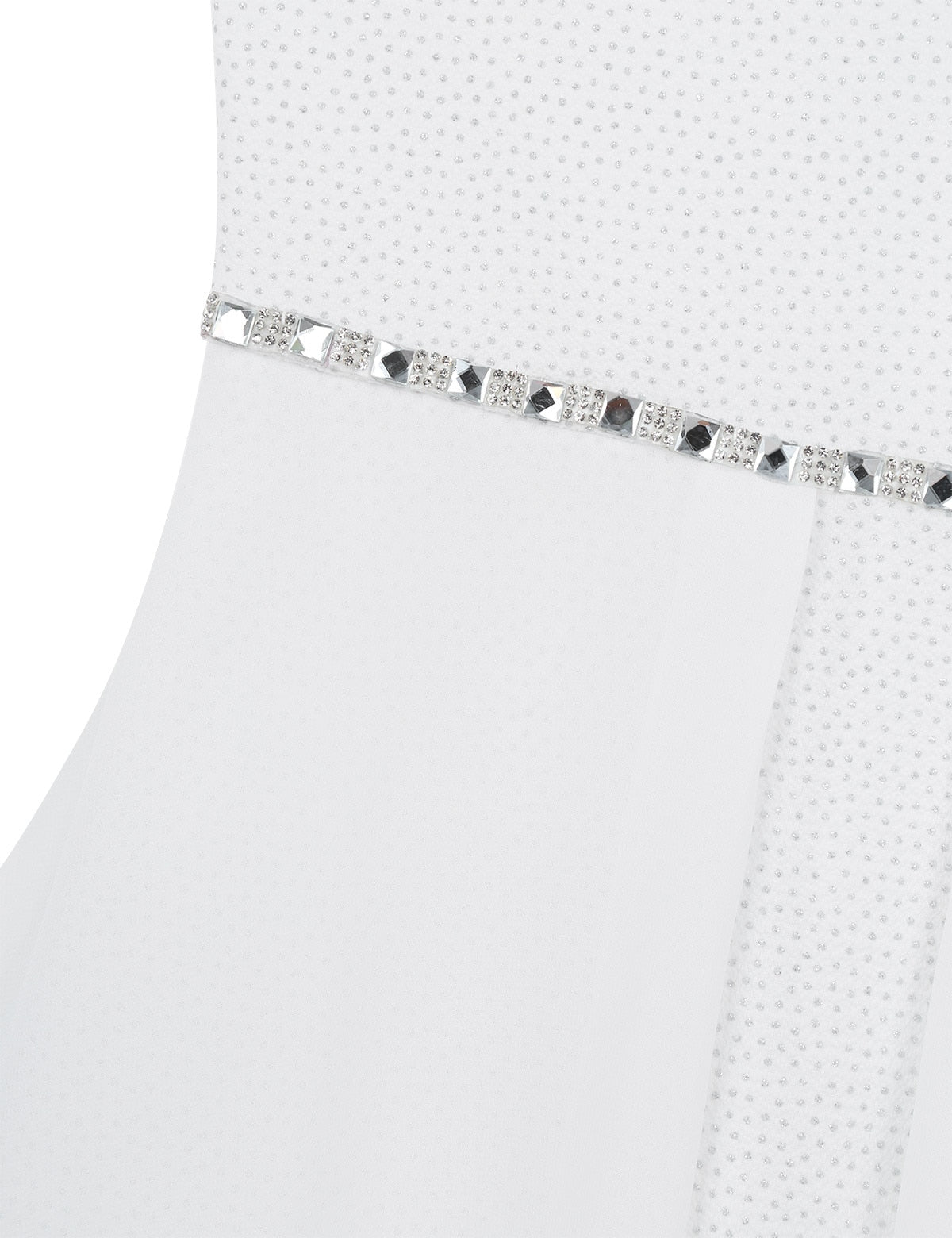 Girls Dipped Hem & Rhinestone Embellished Dress (Age 6-14yrs)