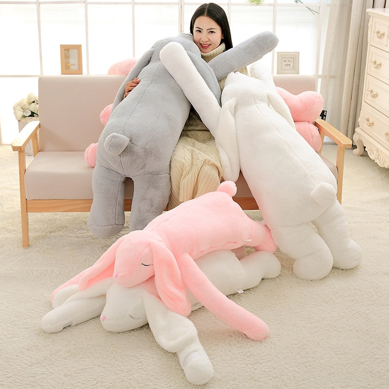 Large Plush Rabbit Pillow Stuffed Toy 90-120cm