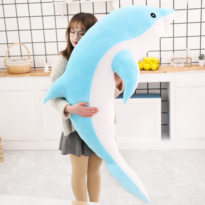 Large Plush Dolphin Pillow Stuffed Toy 30-50cm