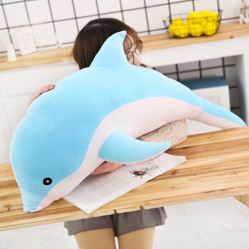 Large Plush Dolphin Pillow Stuffed Toy 30-50cm