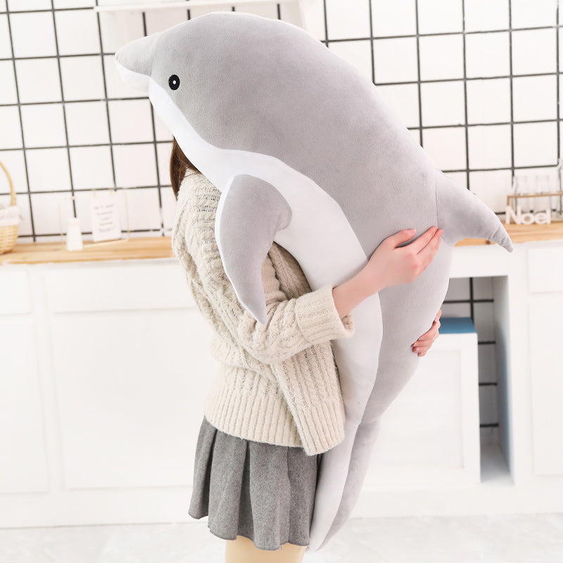 Large Plush Dolphin Pillow Stuffed Toy 30-50cm