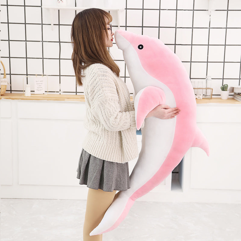 Large Plush Dolphin Pillow Stuffed Toy 30-50cm