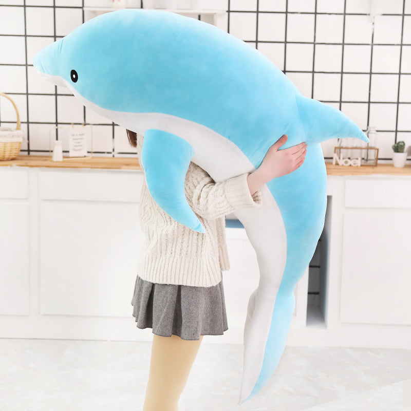 Large Plush Dolphin Pillow Stuffed Toy 30-50cm