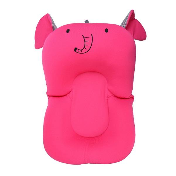 Baby Bath Non-Slip Air Cushion Hot Pink