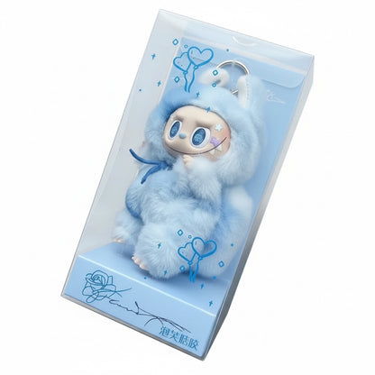 Labubu The Monsters – I Found You Vinyl Face Doll | Zimomo Series | 17cm Collectible Figure Blue with Box