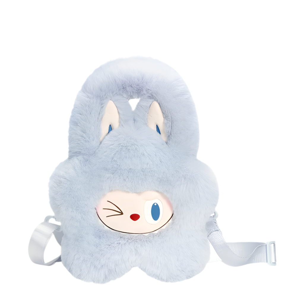 Labubu THE MONSTERS Classic Series - Plush Flower Bag Blue