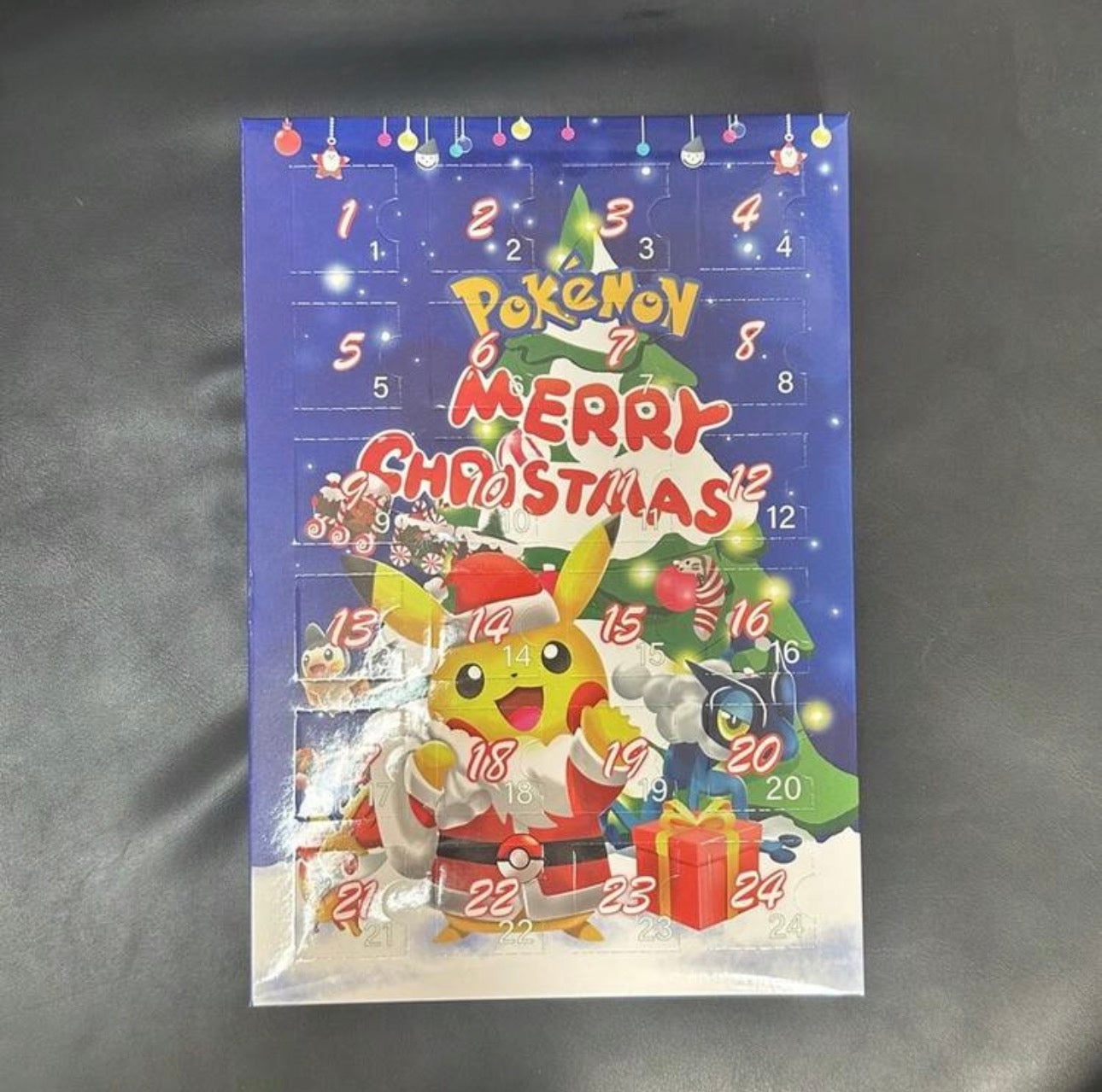 Pokémon Christmas Advent Calendar – 24 Kawaii Pikachu Figures Blue