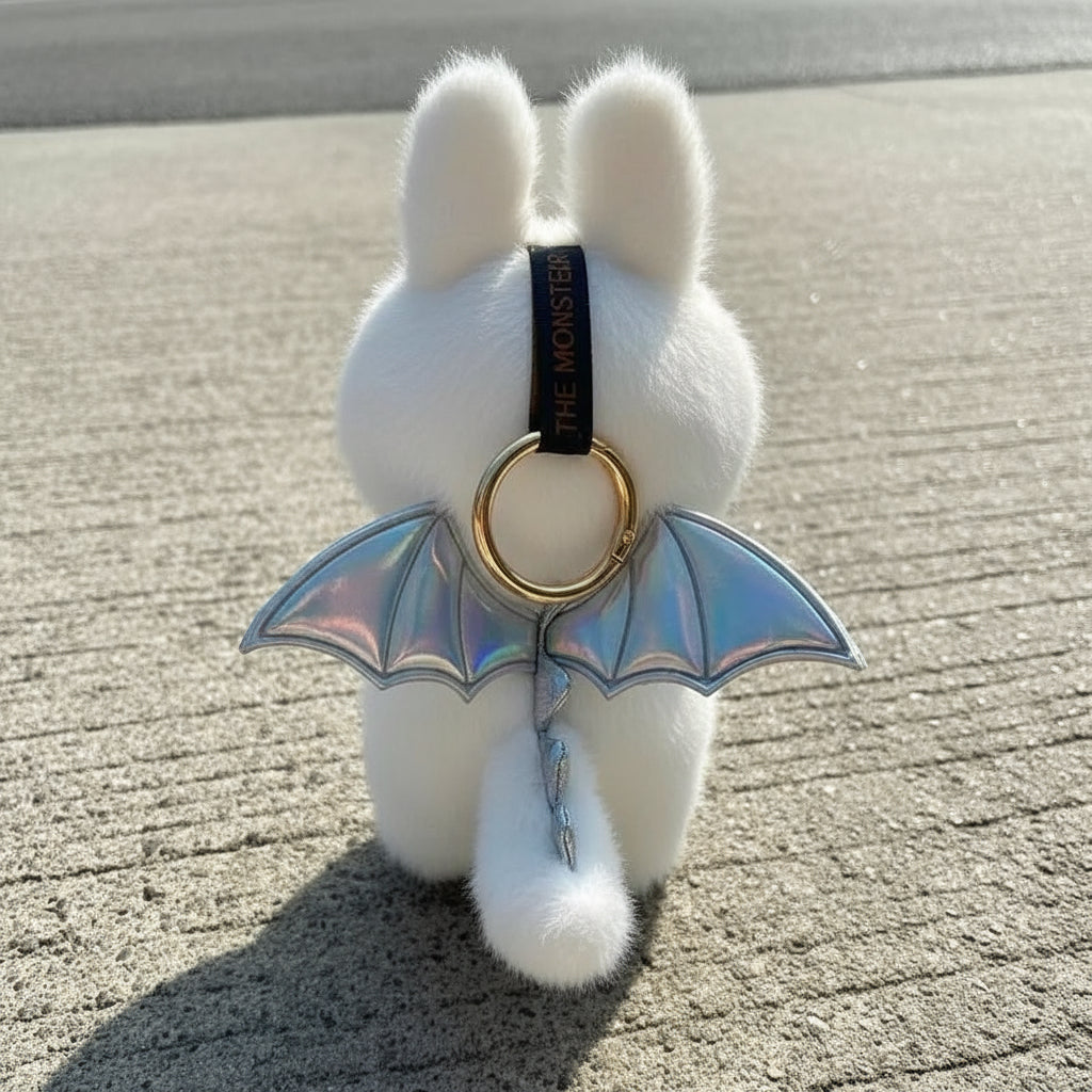 Labubu The Monsters – Angel in Clouds Series 17cm Vinyl Base Doll Pendant