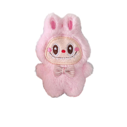 Labubu Plush Keychain – Cute Cartoon Bag Charm Pink