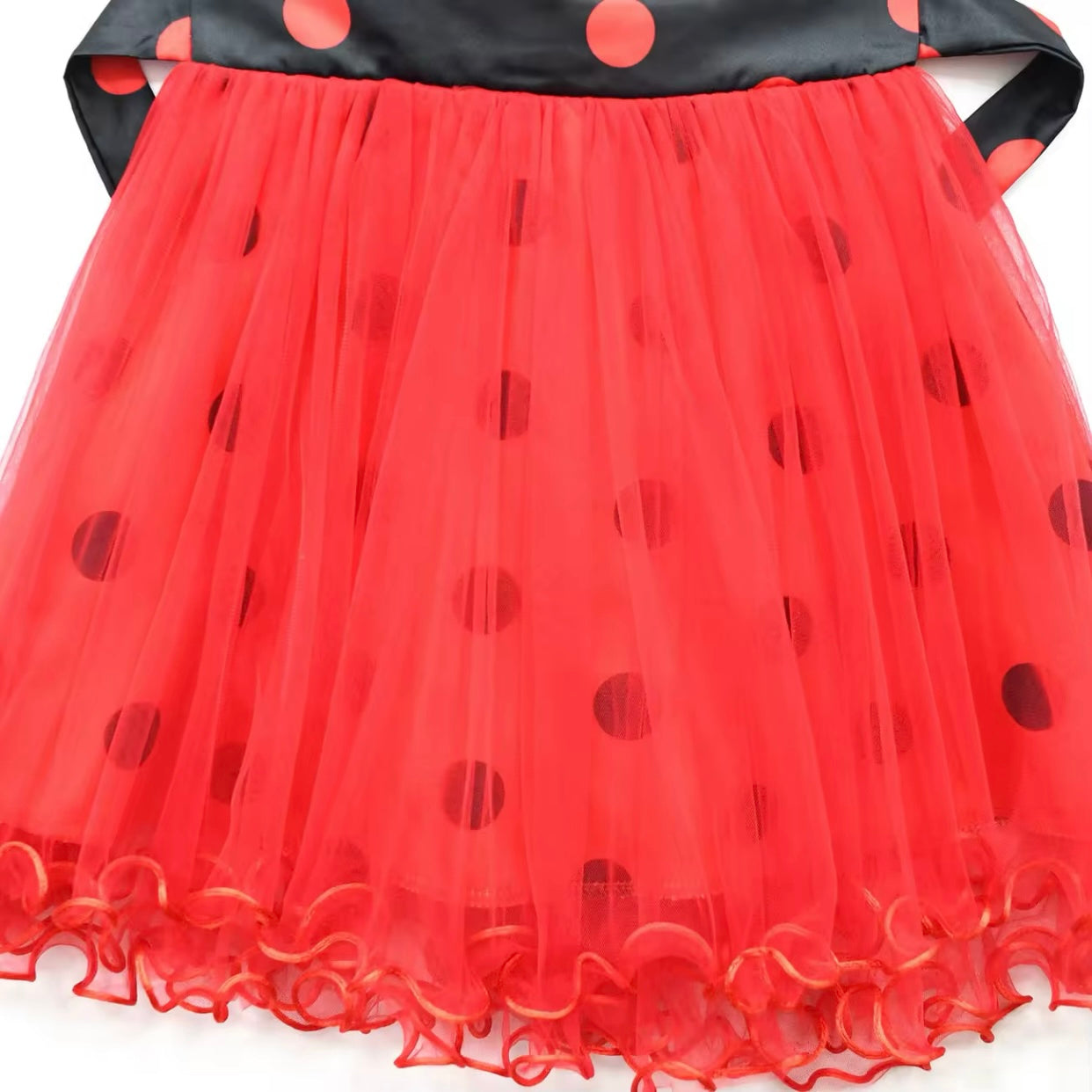 Girls Ladybug Dress Bag & Hat Costume (Age 3-10YRS)