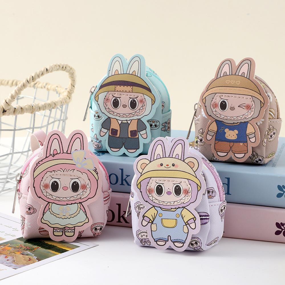 Labubu Coin Purse | Mini Zipper Pouch • Kawaii Accessory