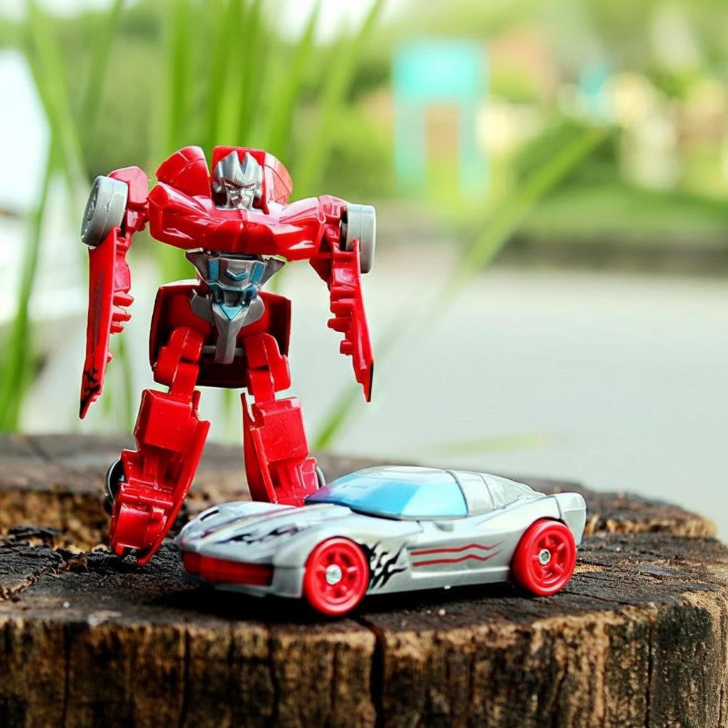 Transformation Robot Car – Multi-Color Building Blocks Toy | STEM Action Vehicle Multicolor H