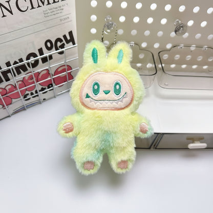 Labubu The Monsters – 3rd Gen Plush Keychain Doll | 12–15cm Backpack Charm Yellow