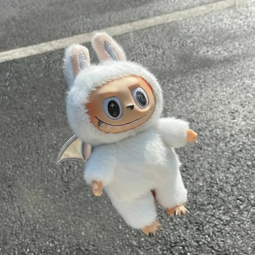 Labubu The Monsters – Angel in Clouds Series 17cm Vinyl Base Doll Pendant