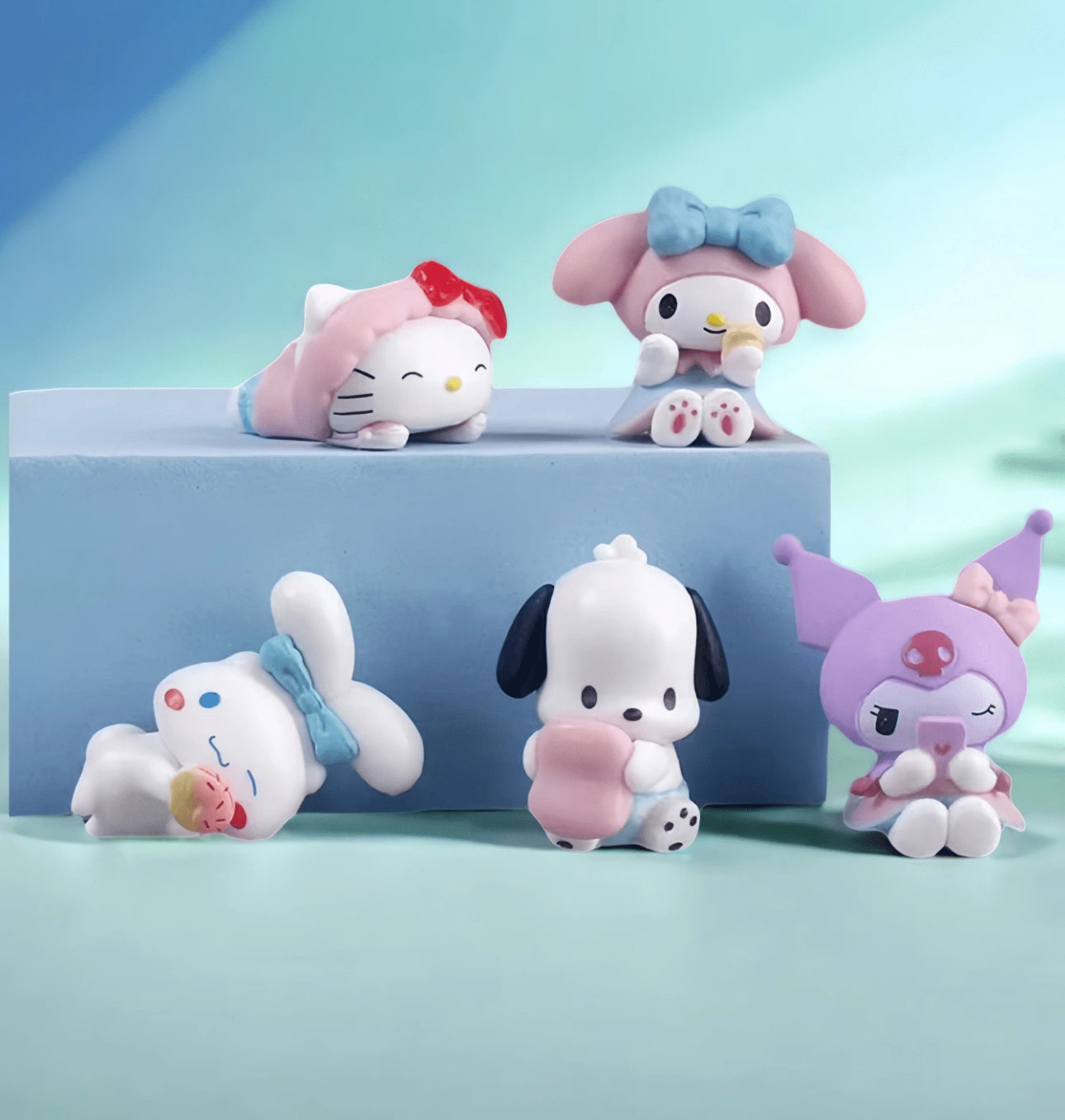 Sanrio My Melody & Kuromi Fruit Series Figurines – 4cm Mini Collectibles 5 Piece [Surprise Set]