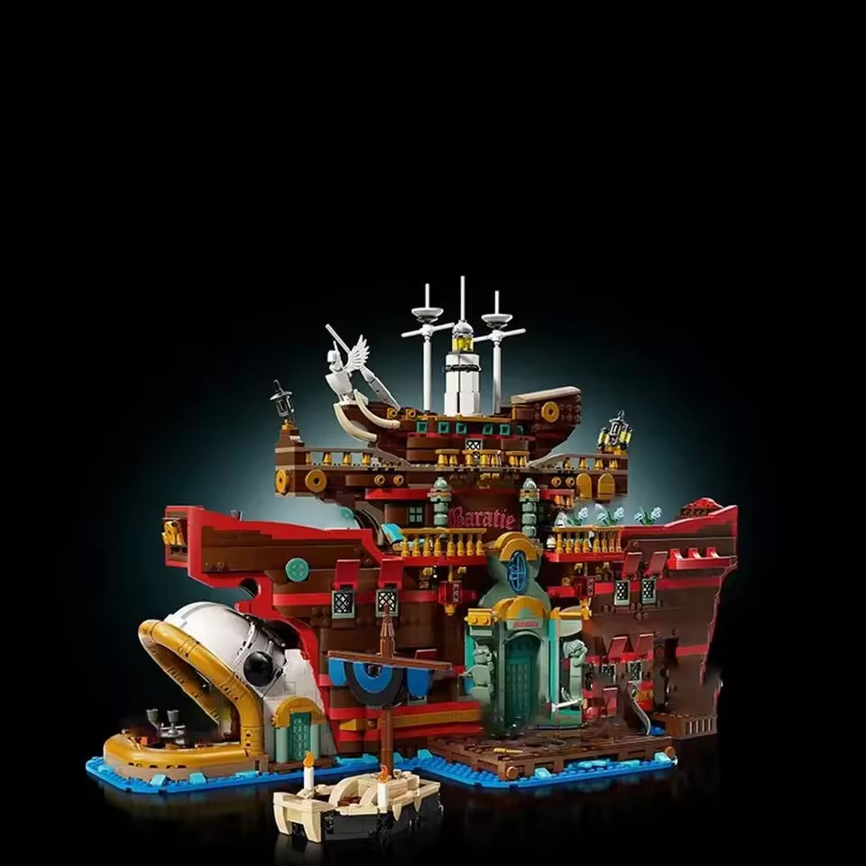 The Baratie Floating Restaurant Building Blocks Set (3402 PCS) | Anime Model Kit