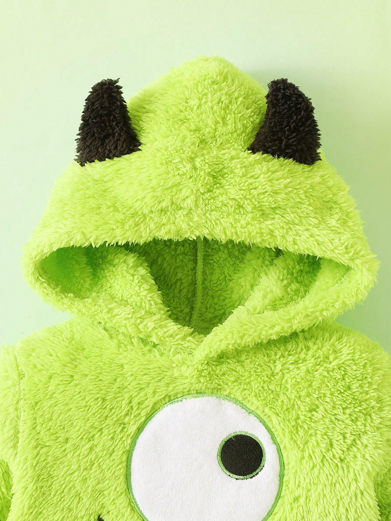 Baby Boy Monster INC Hooded Plush Jumpsuit (Age 6M-3 YRS)