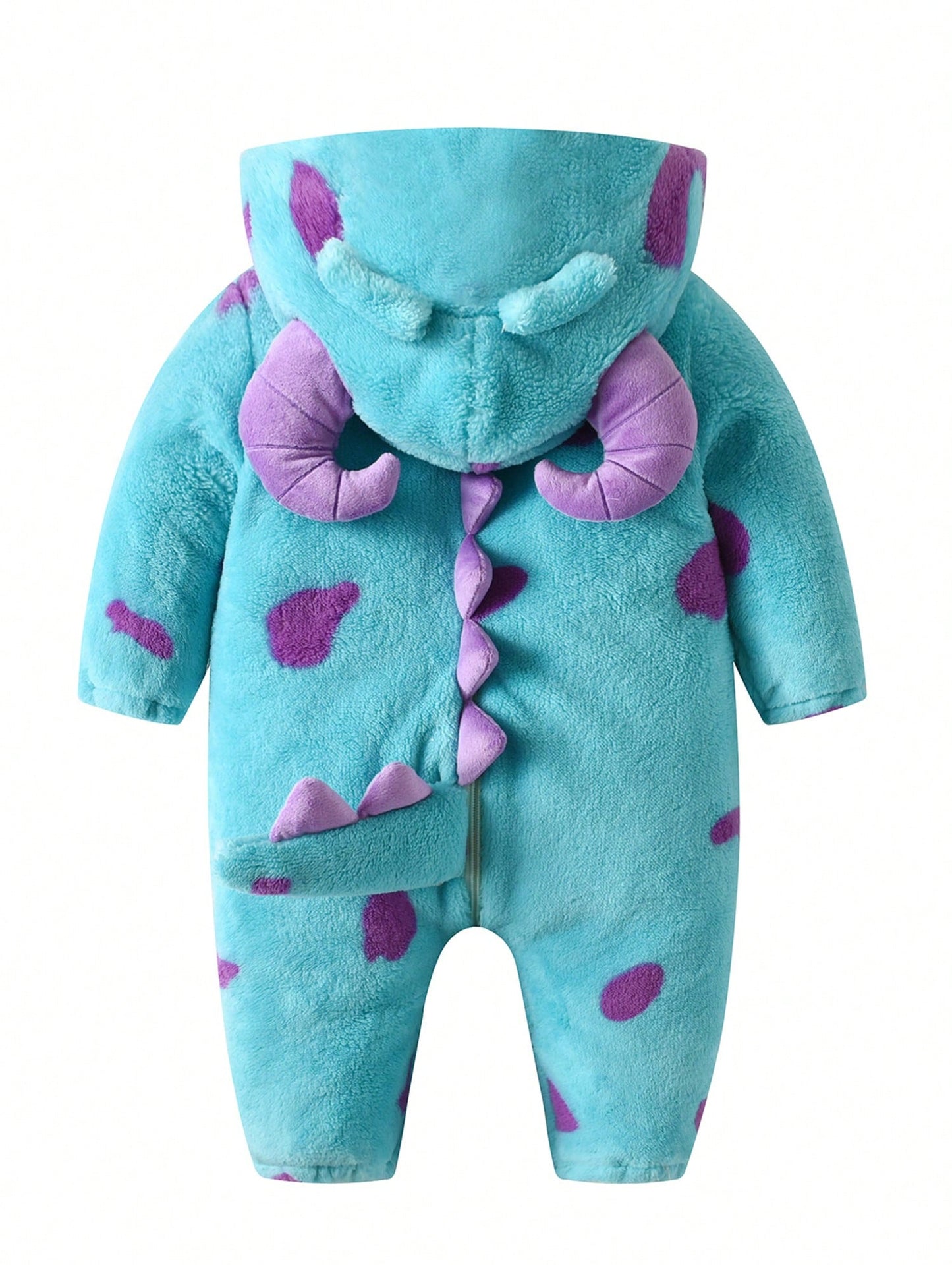 Monsters INC Sully Warm Hooded Jumpsuit Costume (Age 6M - 5 YRS)
