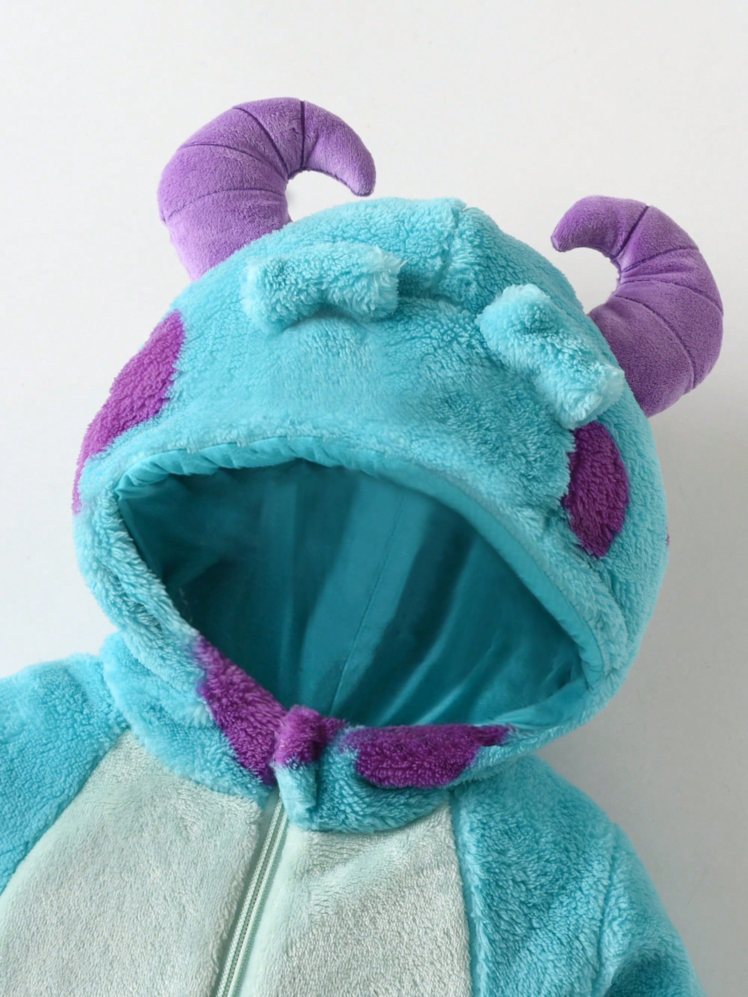 Monsters INC Sully Warm Hooded Jumpsuit Costume (Age 6M - 5 YRS)