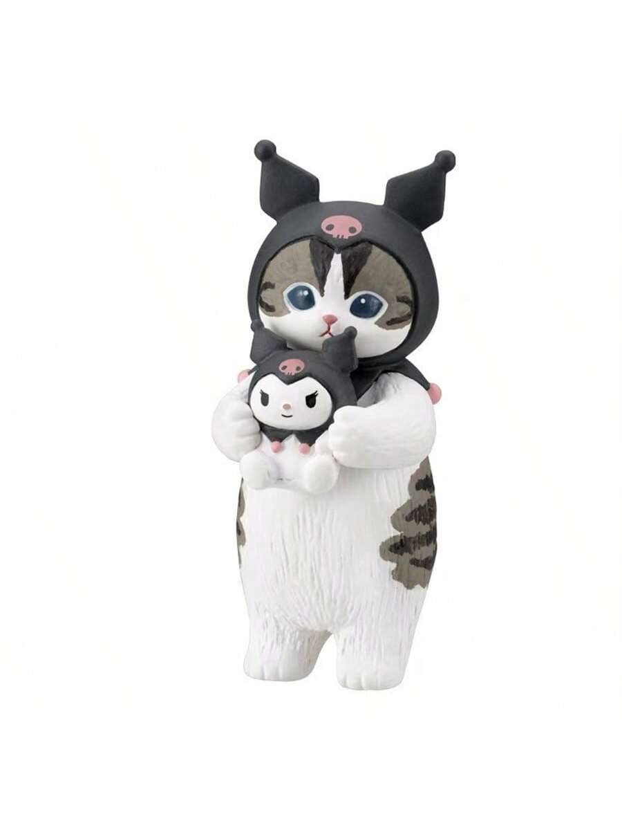 Shark Cat × Melody × Hangyodon Collaboration Blind Box | Mini Kitten Figurine