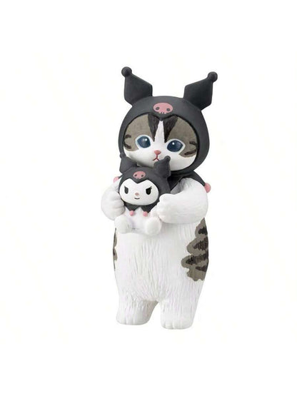Shark Cat × Melody × Hangyodon Collaboration Blind Box | Mini Kitten Figurine