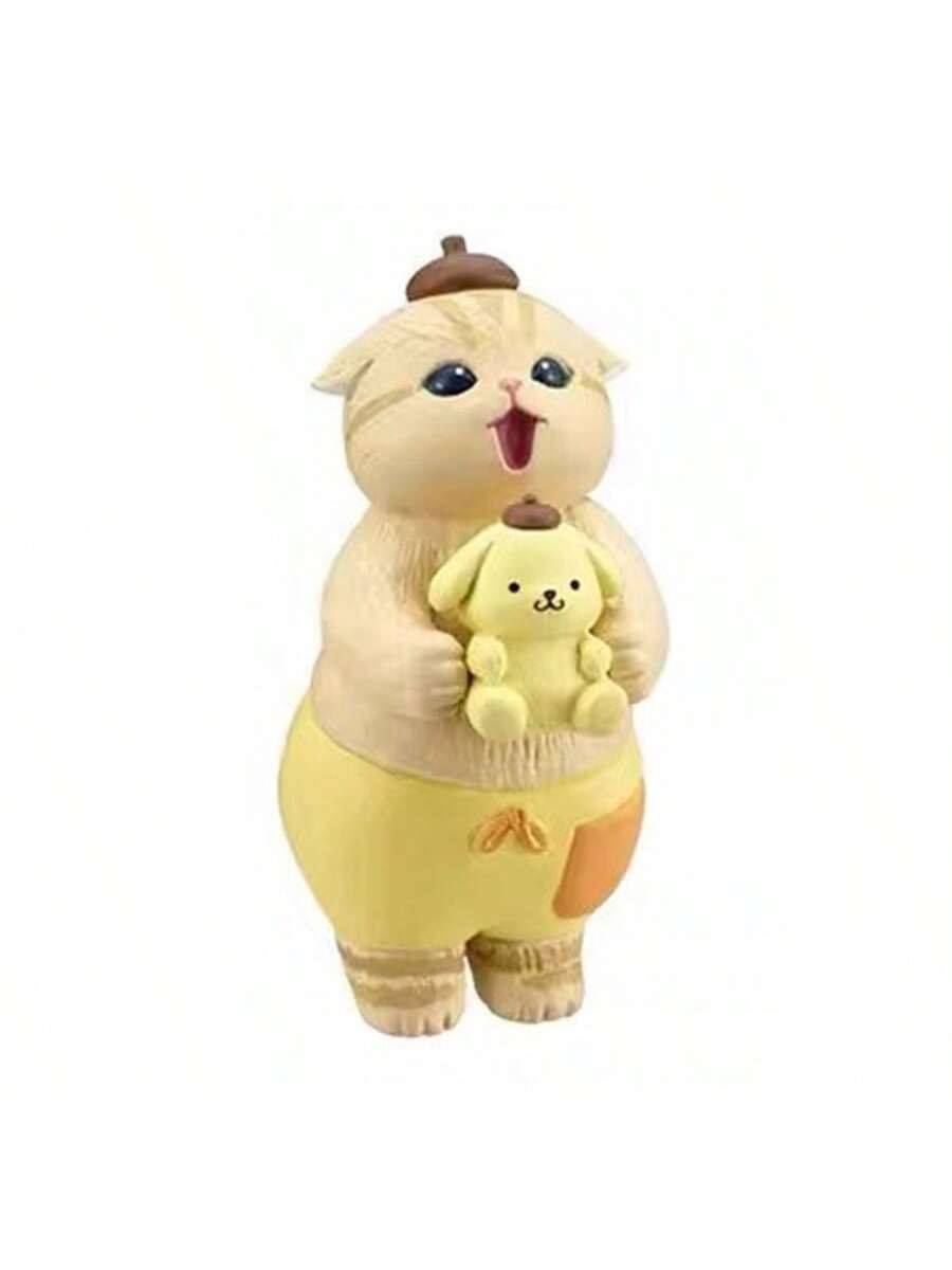 Shark Cat × Melody × Hangyodon Collaboration Blind Box | Mini Kitten Figurine