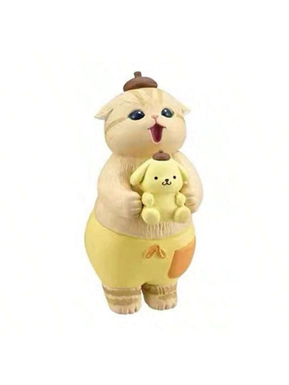 Shark Cat × Melody × Hangyodon Collaboration Blind Box | Mini Kitten Figurine