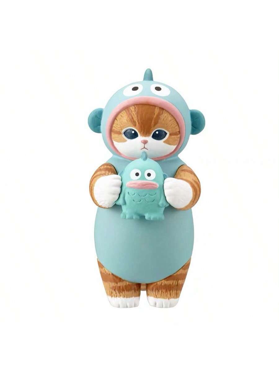 Shark Cat × Melody × Hangyodon Collaboration Blind Box | Mini Kitten Figurine